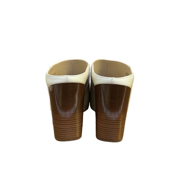 Sam Edelman Womens Ivory Mule Heels Size 6.5 - Picture 4 of 6